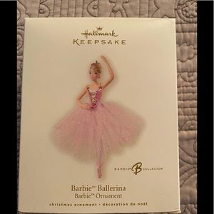 2007 Barbie ballerina ornament.